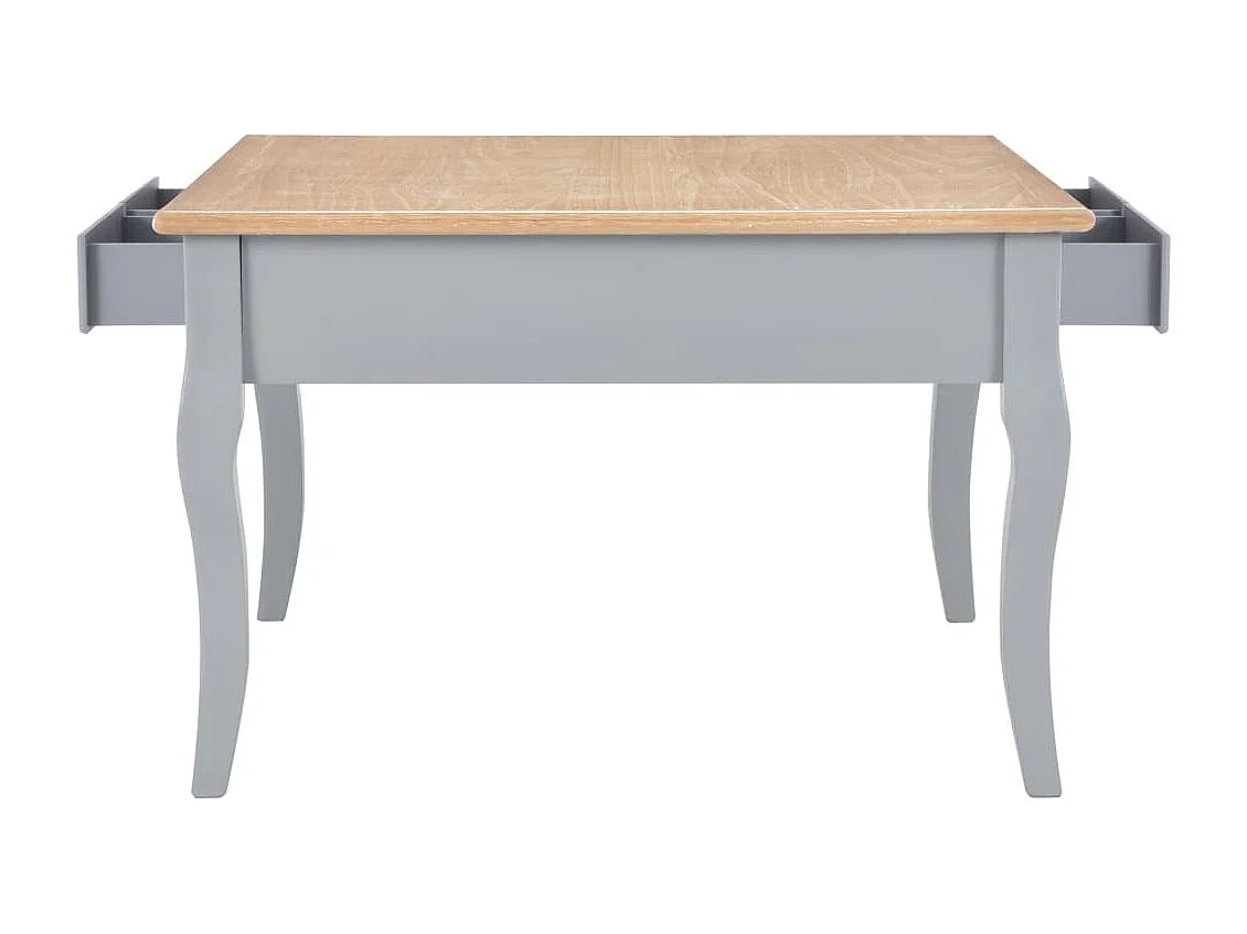 Salontafel 80x80x50 cm hout grijs