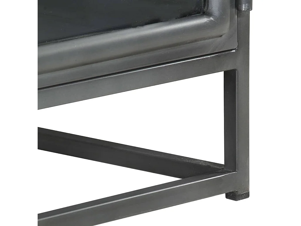 Table basse Gris 90x50x35 cm Bois d'acacia massif