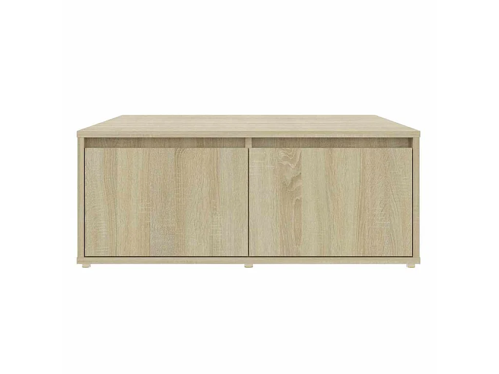 Tavolino da Salotto Rovere Sonoma 80x80x31 cm Legno Multistrato
