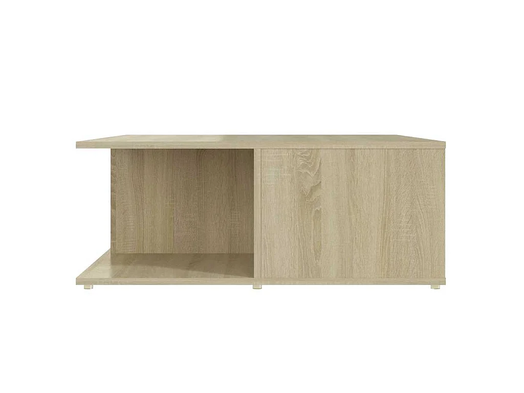 Tavolino da Salotto Rovere Sonoma 80x80x31 cm Legno Multistrato