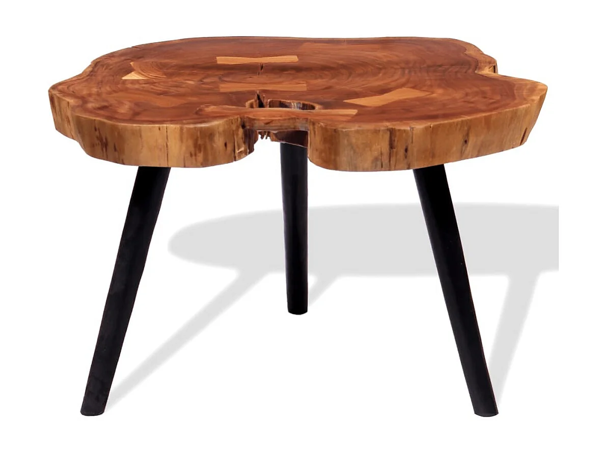 Salontafel boomstam (55-60)x40 cm massief acaciahout