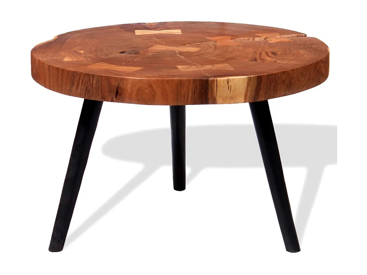 Salontafel boomstam (55-60)x40 cm massief acaciahout