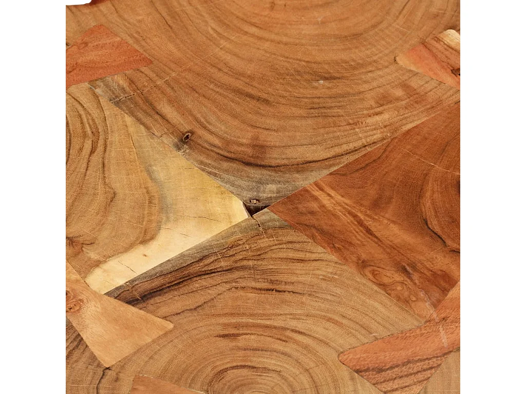 Salontafel boomstam (55-60)x40 cm massief acaciahout