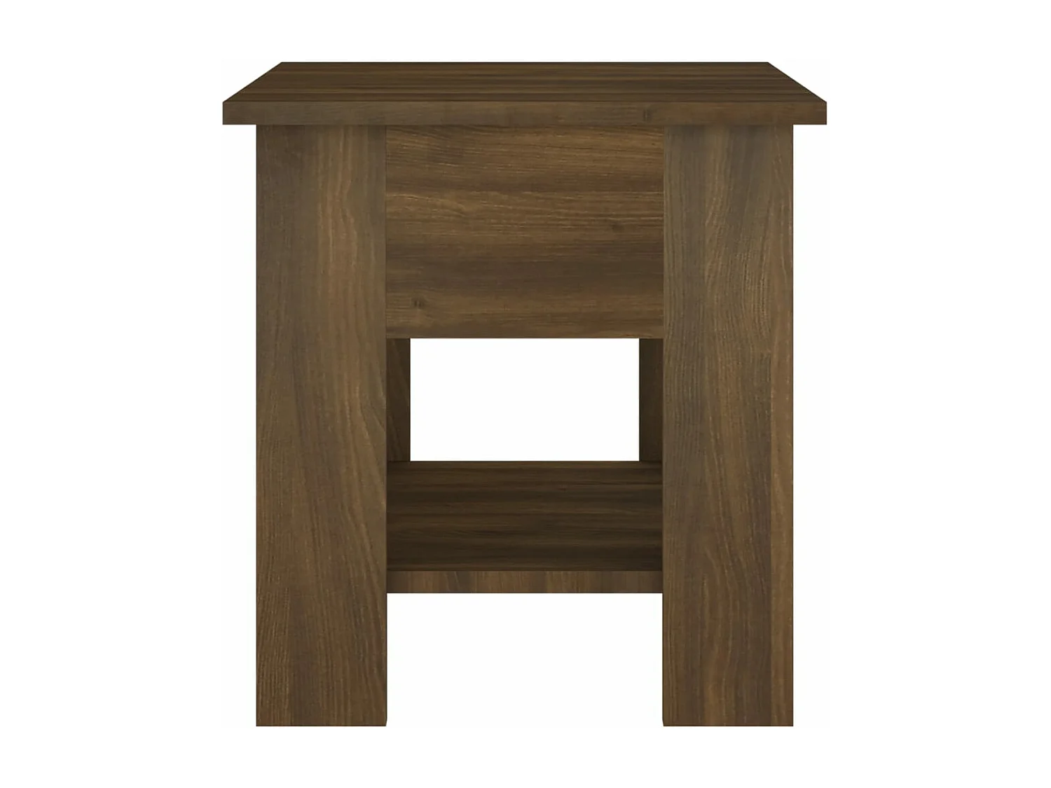 Table basse chêne marron 40x40x42 cm bois d'ingénierie