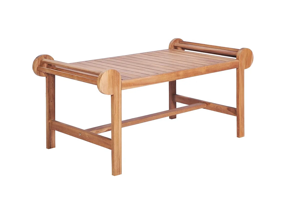 Table basse 100x50x45 cm Teck solide