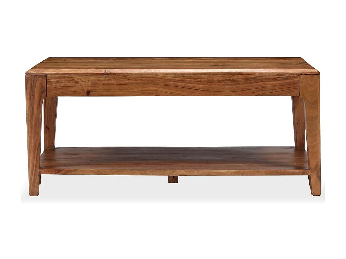 Couchtisch Massivholz 88x50x38 cm