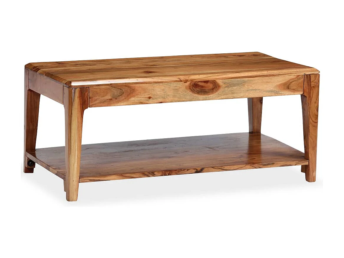 Salontafel 88x50x38 cm massief hout