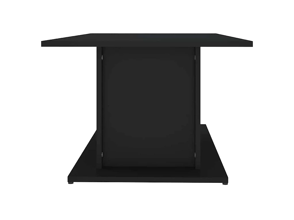 Tavolino da Salotto Nero 102x55,5x40 cm in Truciolato