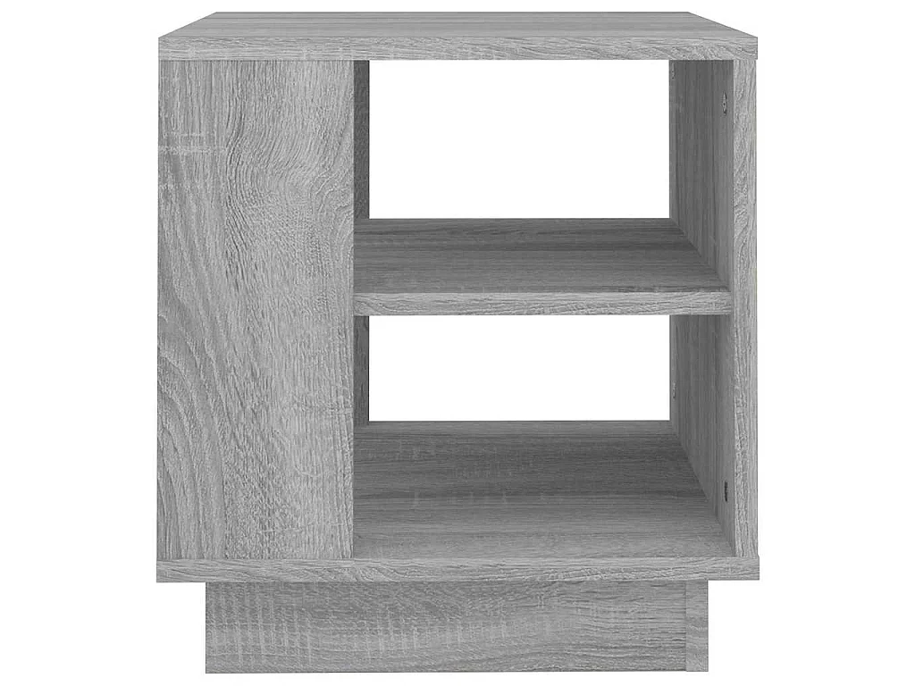 Mesa de centro madera de ingeniería gris Sonoma 40x40x43 cm