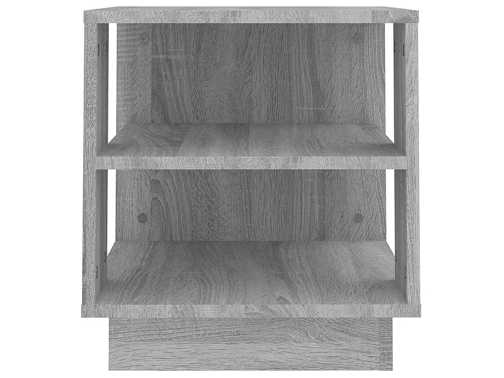 Mesa de centro madera de ingeniería gris Sonoma 40x40x43 cm