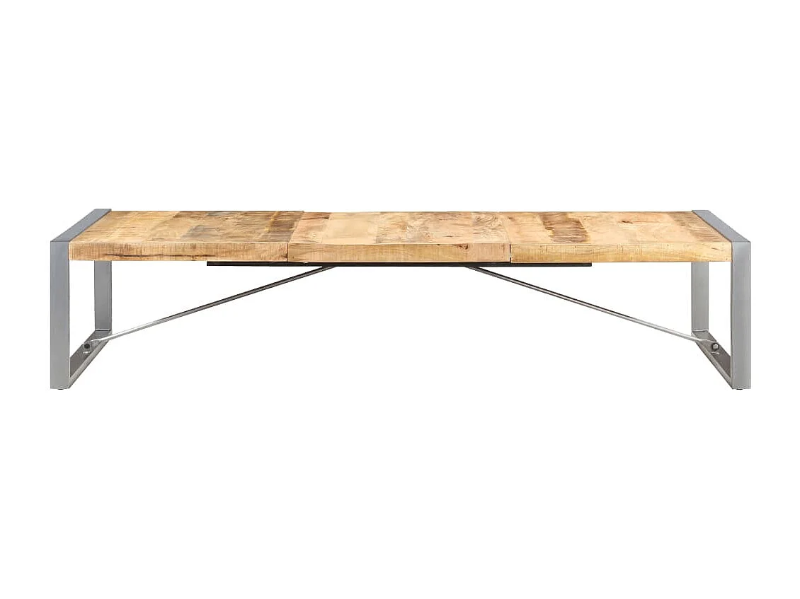 Table basse 180x90x40 cm Bois de manguier brut