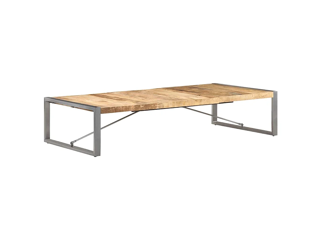 Table basse 180x90x40 cm Bois de manguier brut