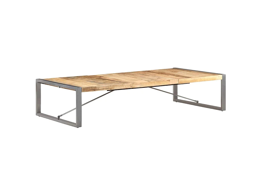 Table basse 180x90x40 cm Bois de manguier brut