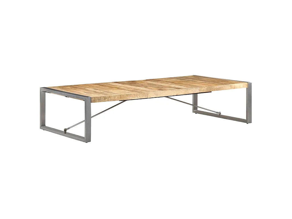 Table basse 180x90x40 cm Bois de manguier brut