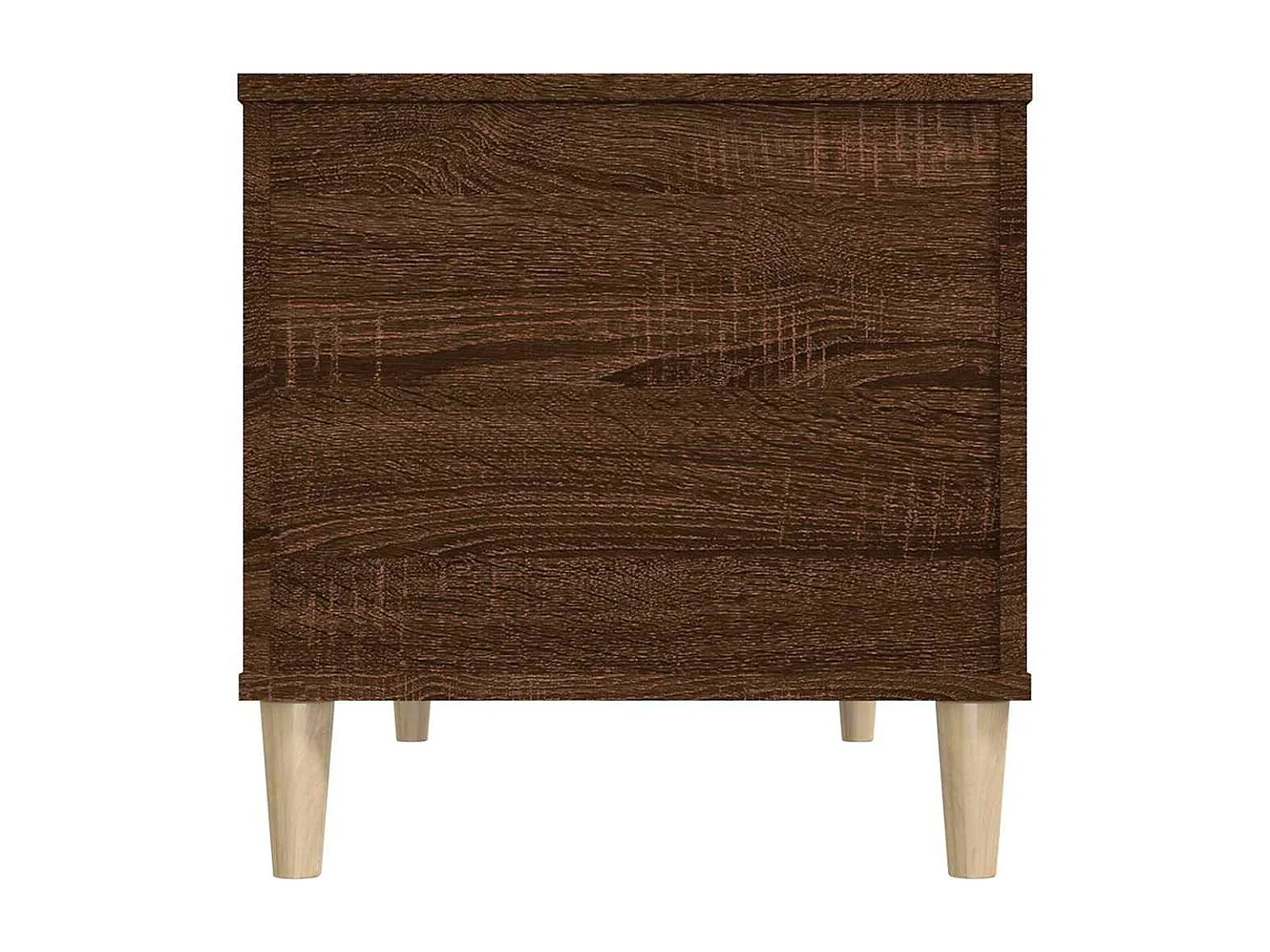 Salontafel 90x44,5x45 cm bewerkt hout bruin eikenkleur
