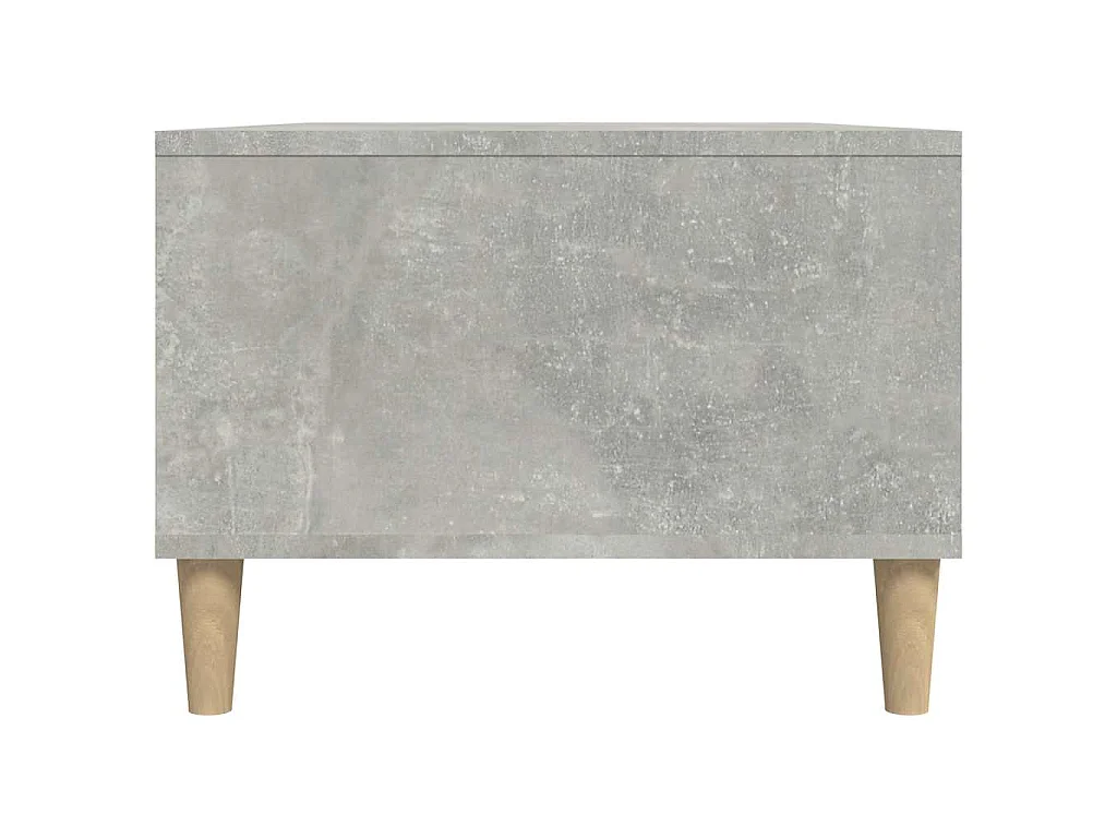 Table basse Gris béton 90x50x36,5 cm Bois d'ingénierie