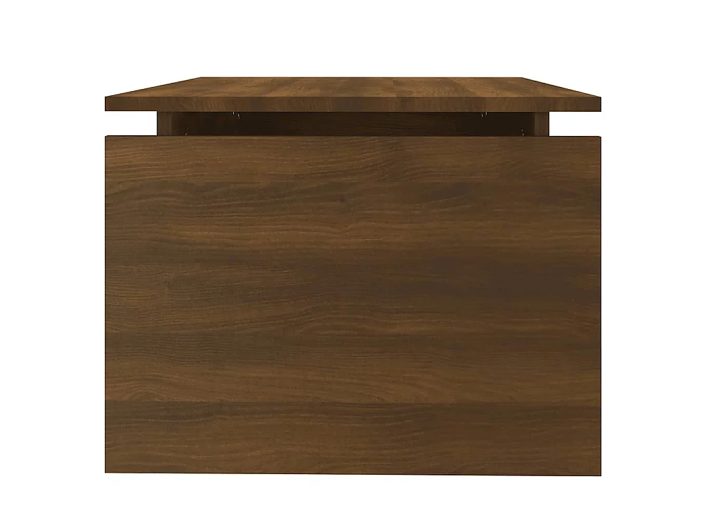 Salontafel 68x50x38 cm bewerkt hout bruin eikenkleur