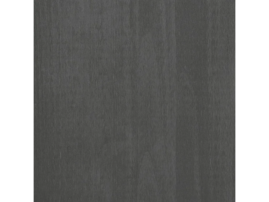 Couchtisch HAMAR Dunkelgrau 100x55x35 cm Massivholz Kiefer