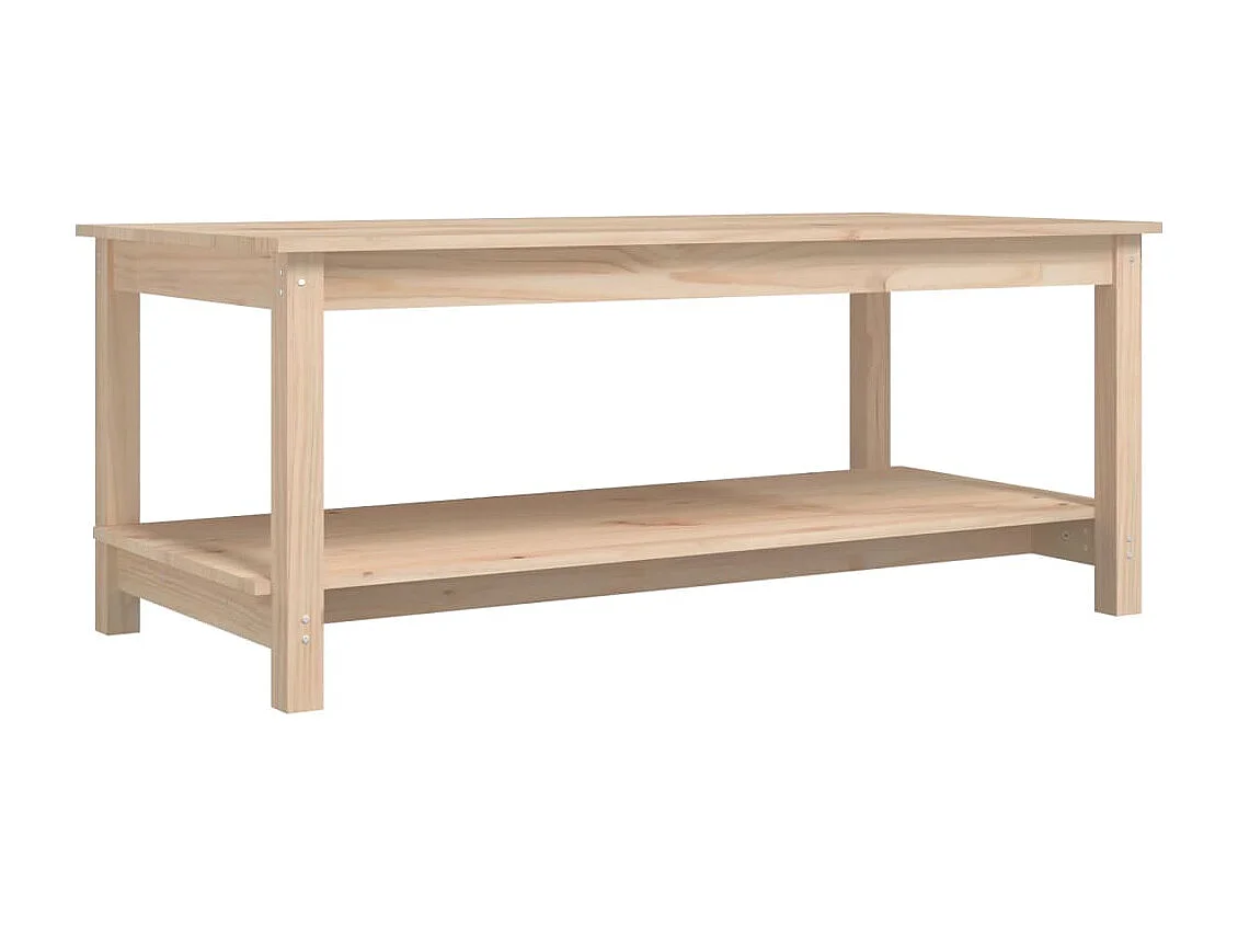 Couchtisch 110x55x45 cm Massivholz Kiefer