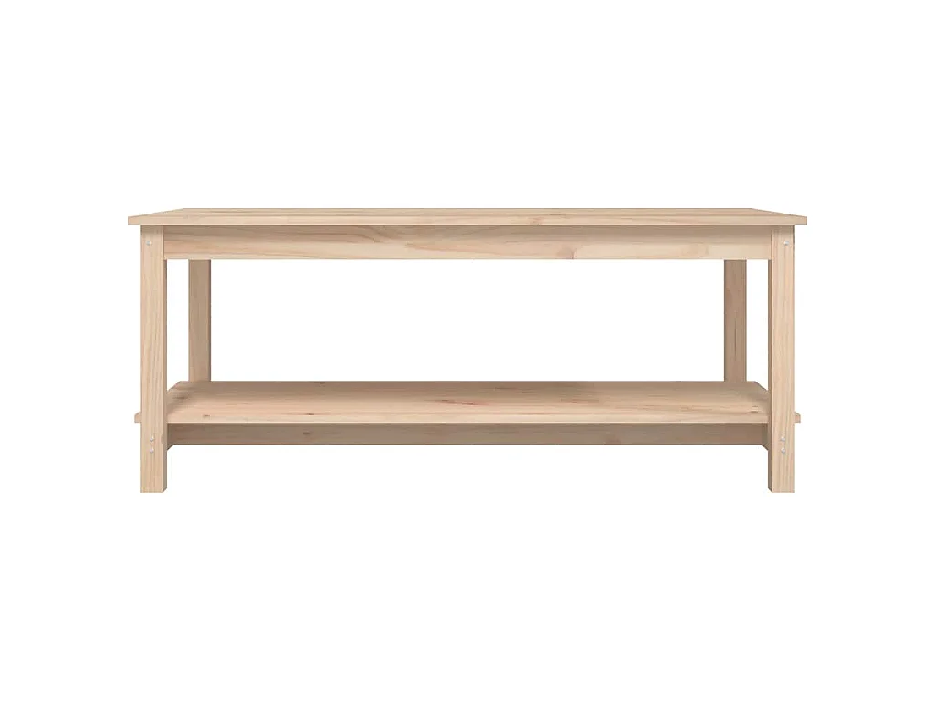 Couchtisch 110x55x45 cm Massivholz Kiefer
