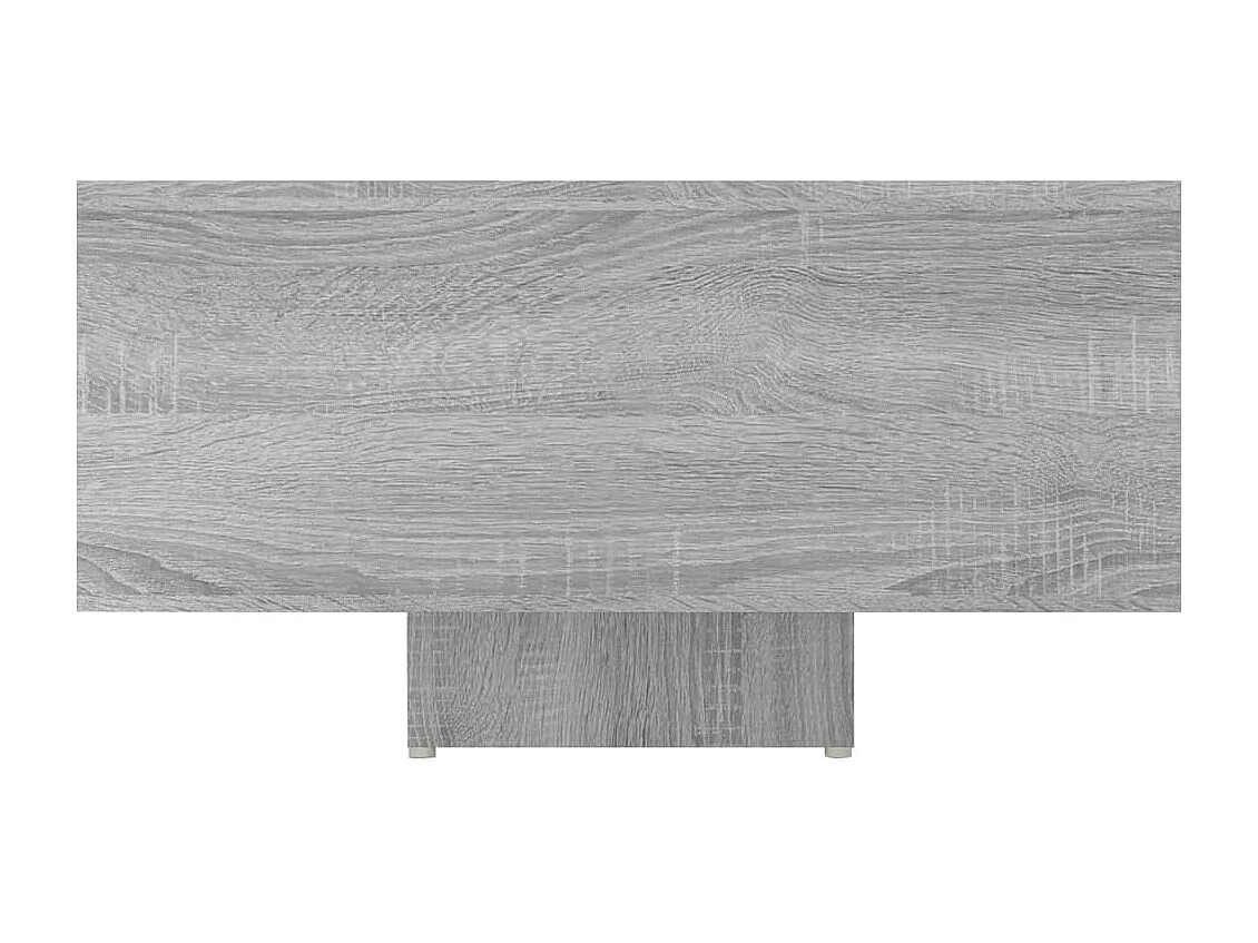 Table basse Sonoma gris 85x55x31 cm Bois d'ingénierie