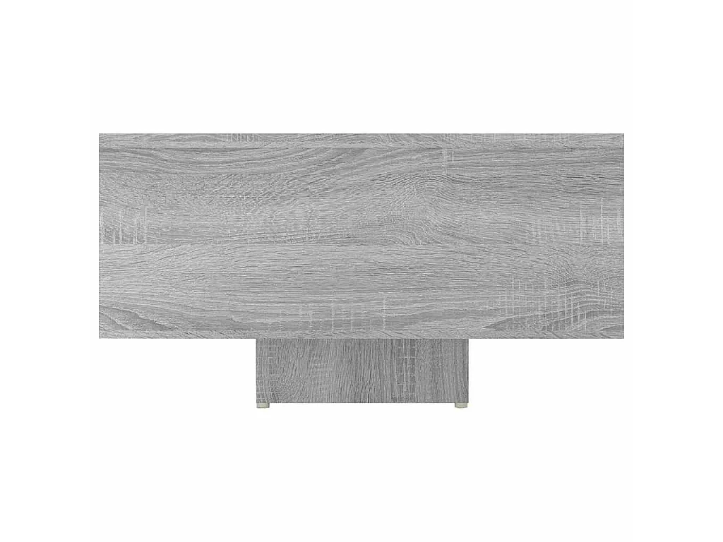 Table basse Sonoma gris 85x55x31 cm Bois d'ingénierie