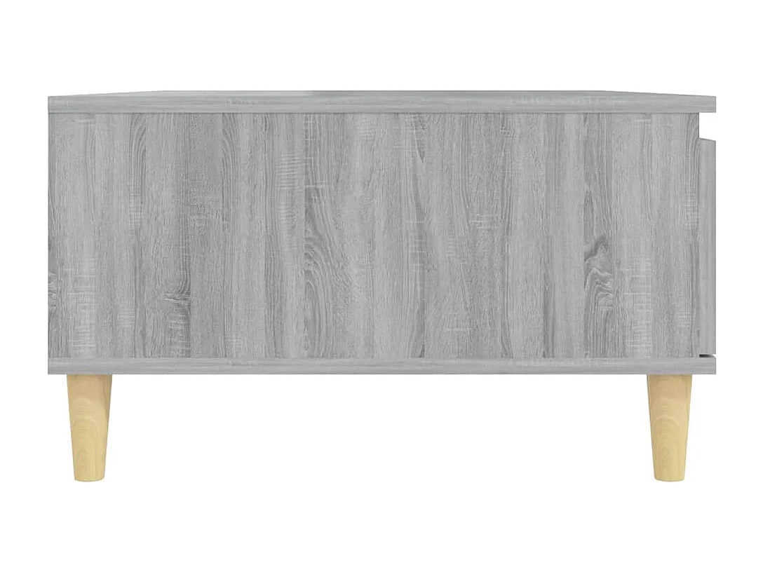 Mesa de centro 90x60x35 cm derivados de madeira cinzento sonoma