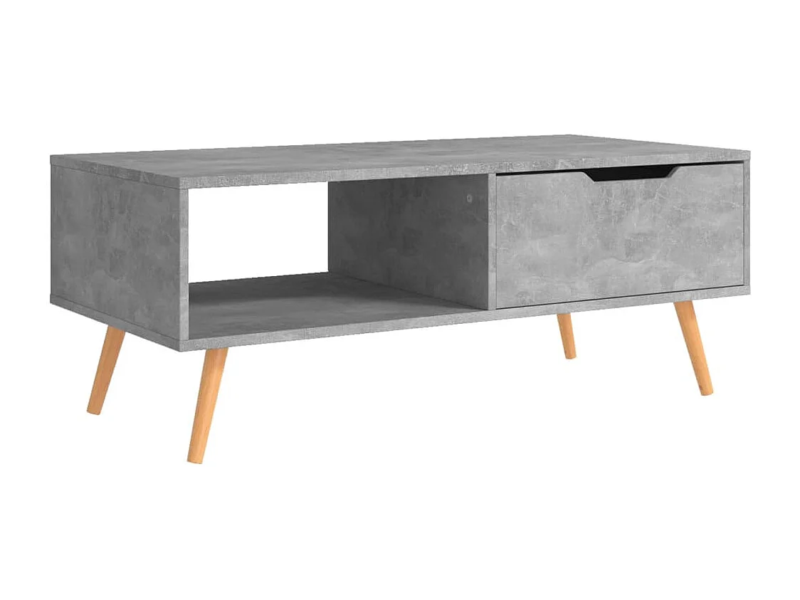 Couchtisch Betongrau 100x49,5x43 cm Holzwerkstoff