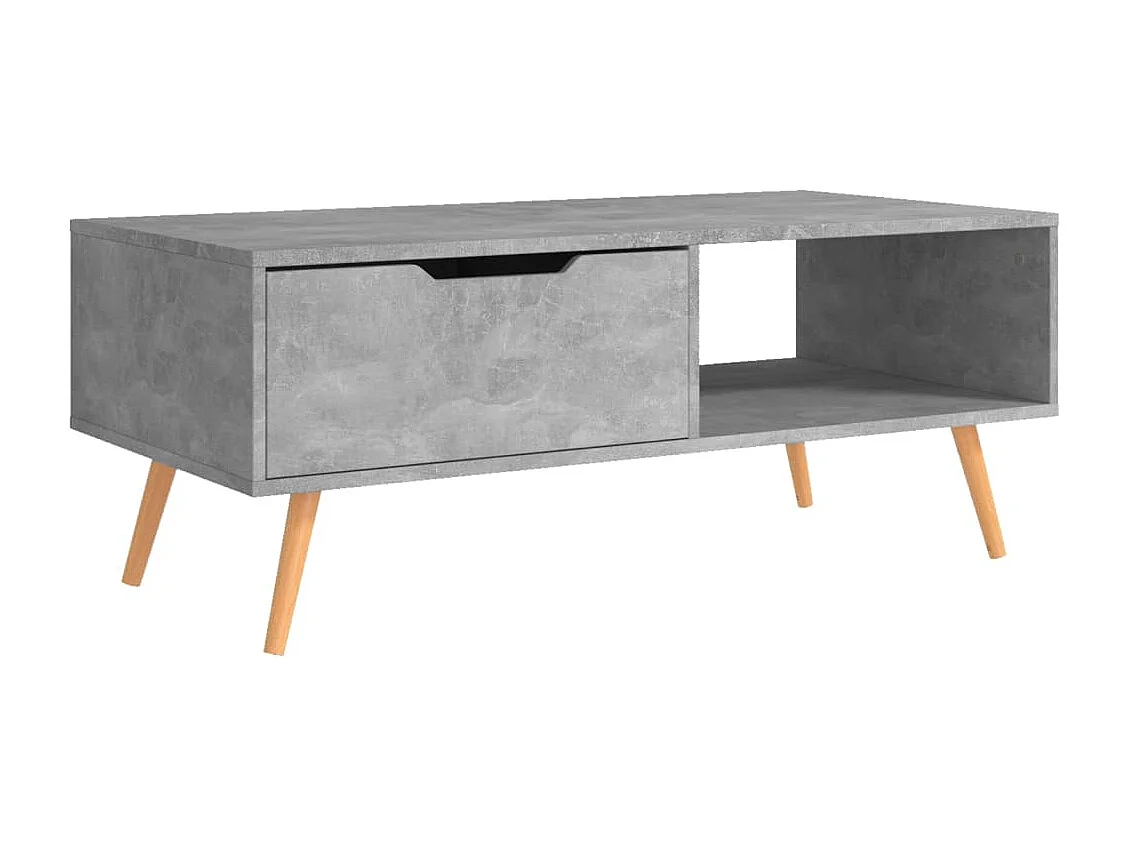Couchtisch Betongrau 100x49,5x43 cm Holzwerkstoff
