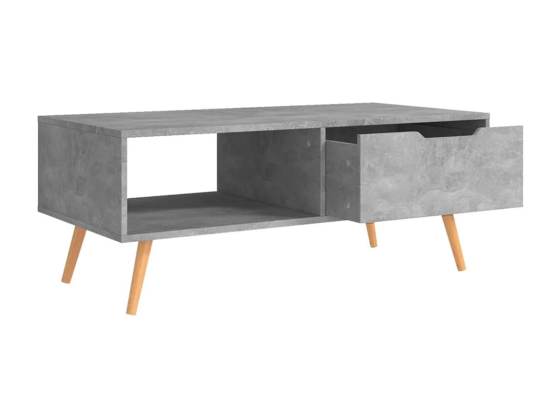 Couchtisch Betongrau 100x49,5x43 cm Holzwerkstoff