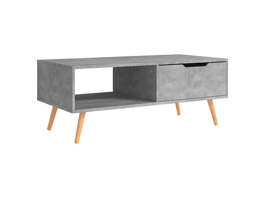 Couchtisch Betongrau 100x49,5x43 cm Holzwerkstoff