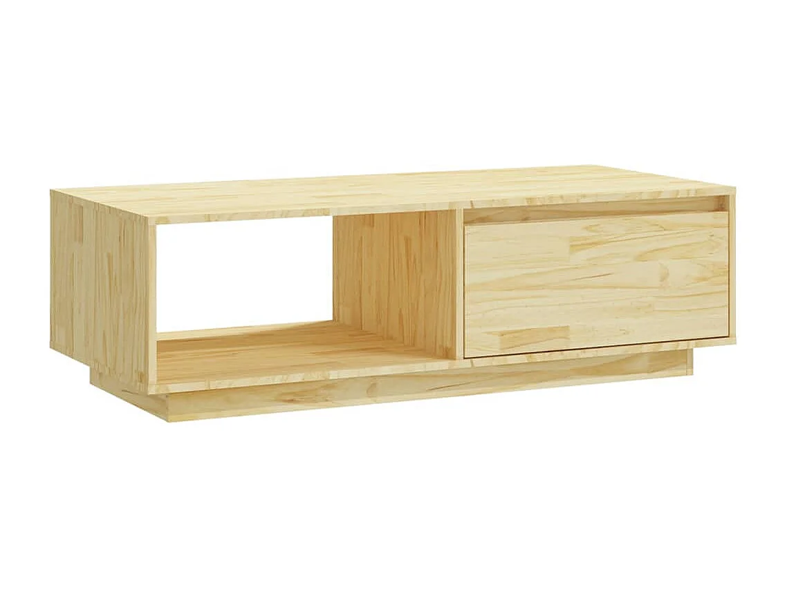 Couchtisch 110x50x33,5 cm Massivholz Kiefer