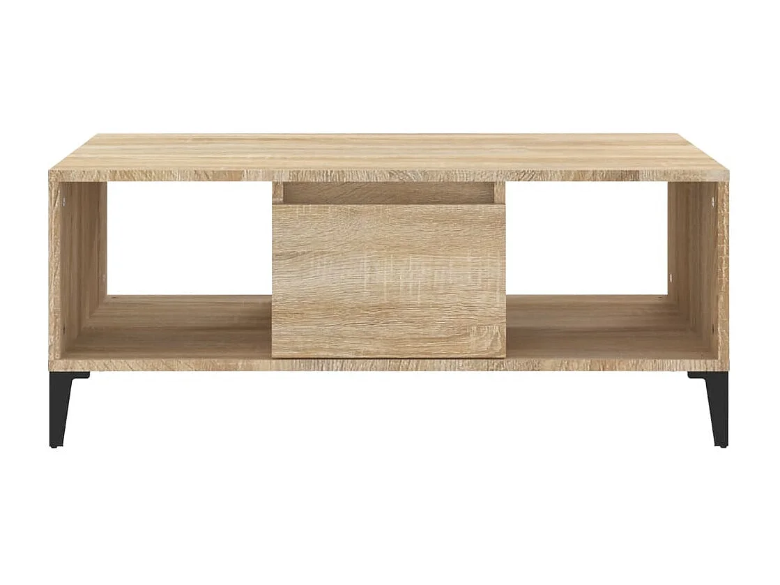 Table basse Chêne sonoma 90x50x36,5 cm Bois d'ingénierie