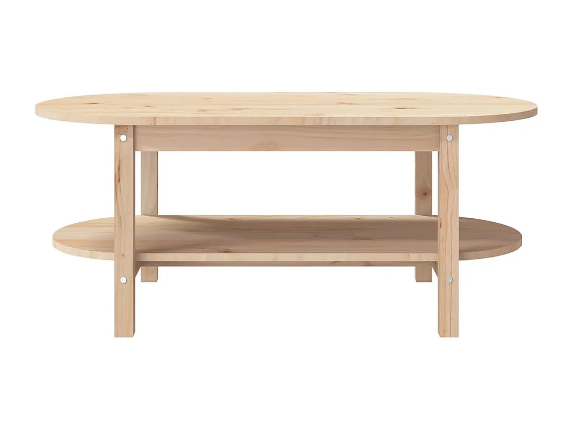 Couchtisch 110x55x45 cm Massivholz Kiefer