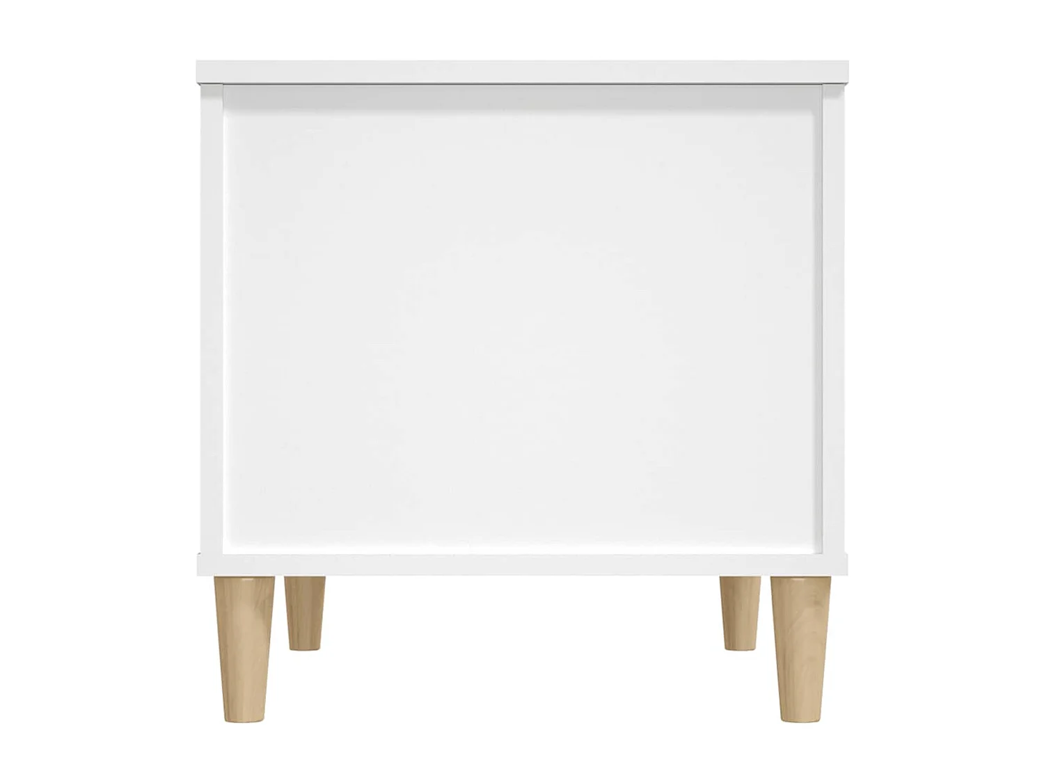 Table basse Blanc 60x44,5x45 cm Bois d'ingénierie