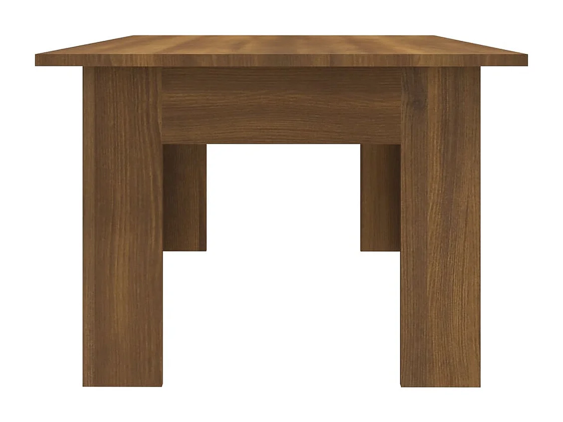 Couchtisch Braun Eichen-Optik 100x60x42 cm Holzwerkstoff