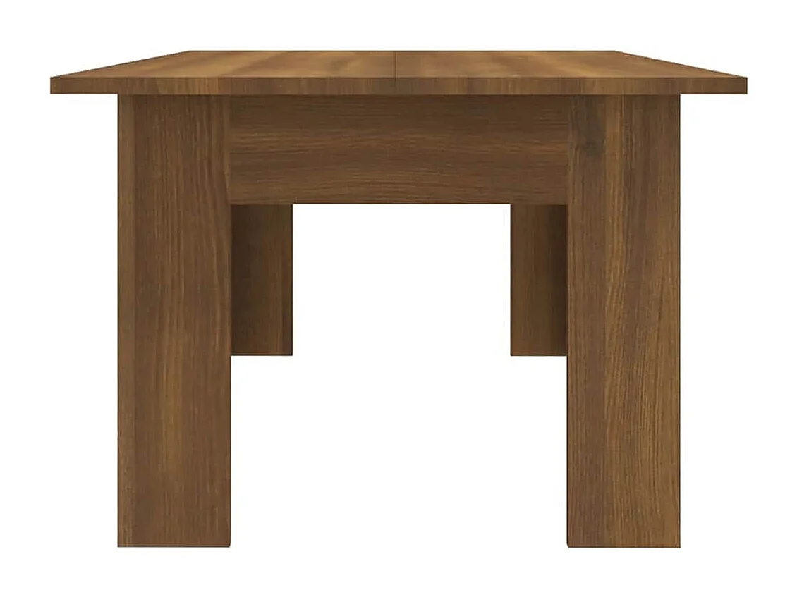 Couchtisch Braun Eichen-Optik 100x60x42 cm Holzwerkstoff