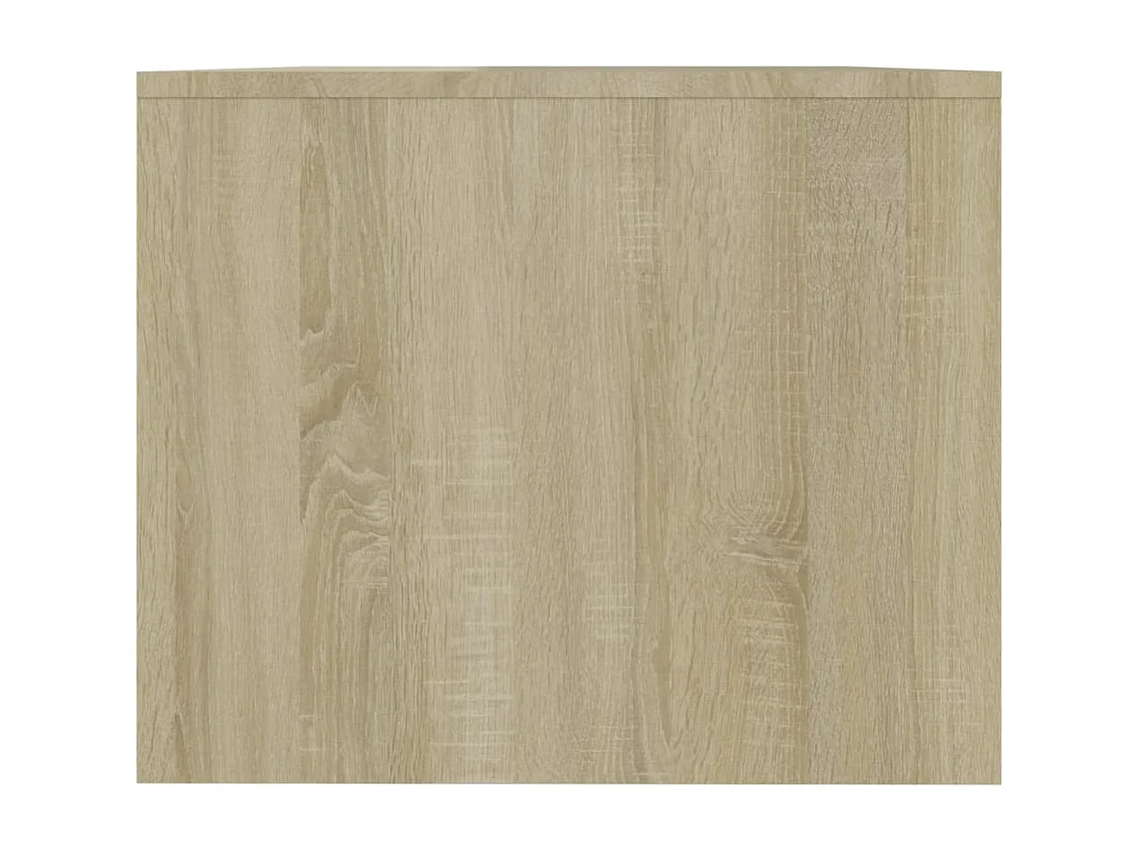 Salontafel 90x50x41,5 cm bewerkt hout sonoma eikenkleurig