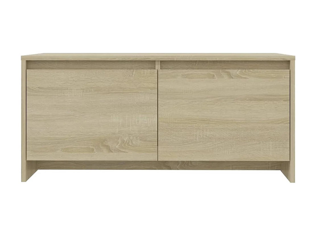 Table basse chêne sonoma 90x50x41,5 cm bois d'ingénierie