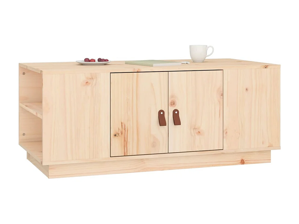 Table basse 100x50x41 cm Bois massif de pin