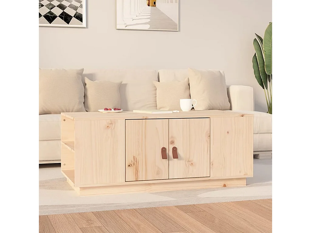 Salontafel 100x50x41 cm massief grenenhout
