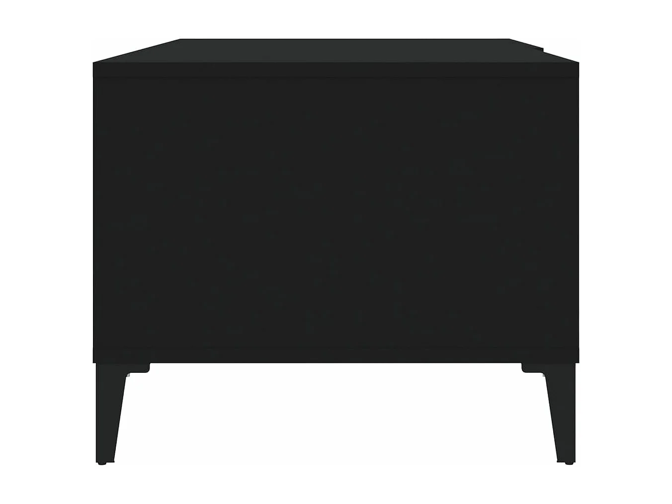 Salontafel 90x50x40 cm bewerkt hout zwart