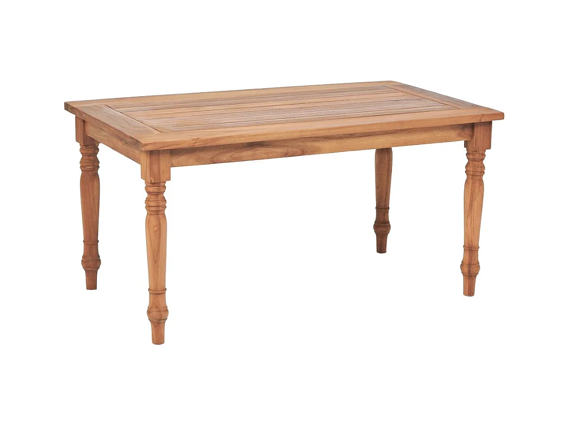 Table basse Batavia Teck 90x50x45 cm