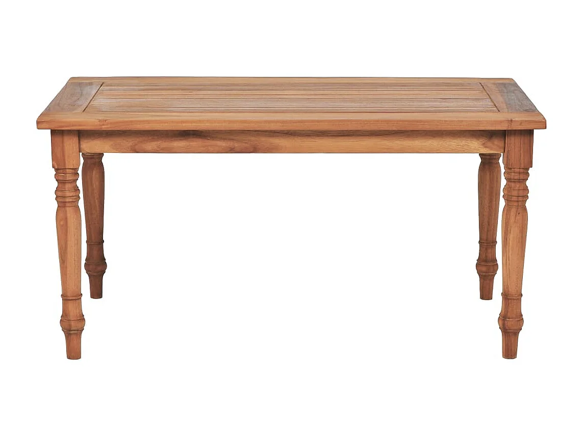 Mesa de centro Batavia em teca 90x50x45 cm