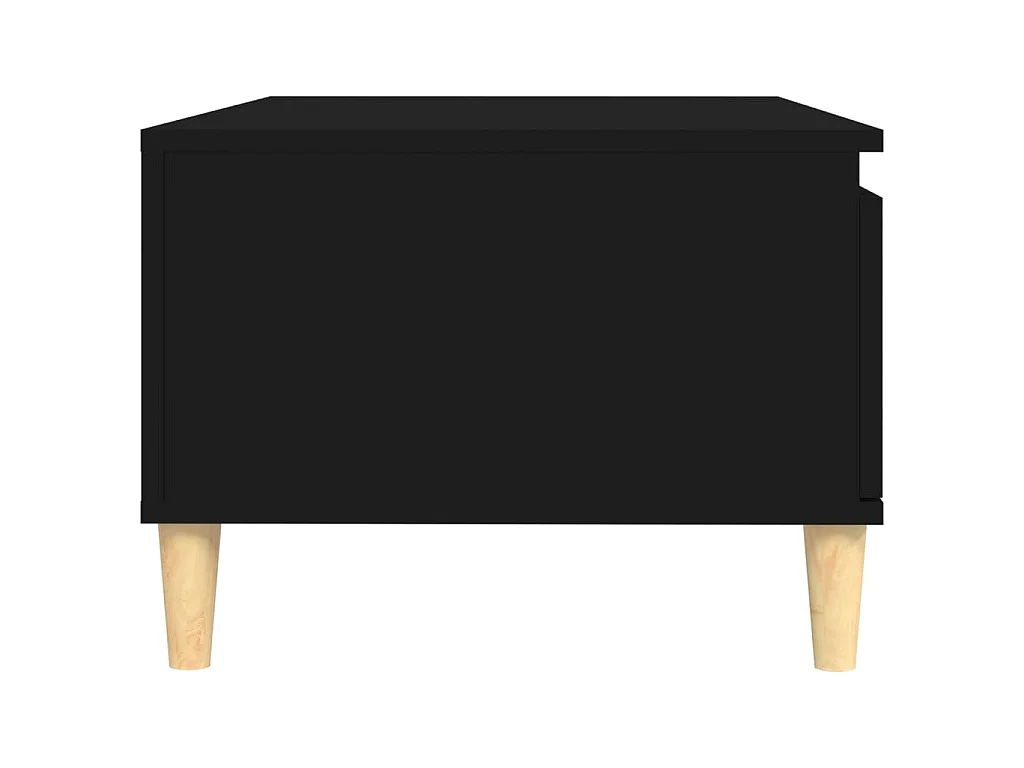 Salontafel 90x50x36,5 cm bewerkt hout zwart