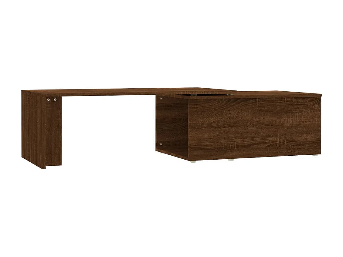 Table basse Chêne marron 150x50x35 cm Bois d'ingénierie