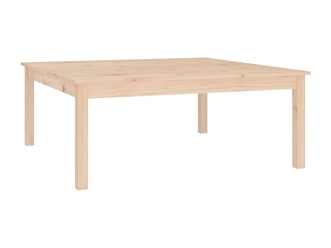 Mesa de centro 100x100x40 cm pinho maciço