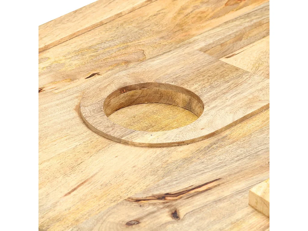 Table basse Style cassette 100x52x45 cm Bois de manguier massif