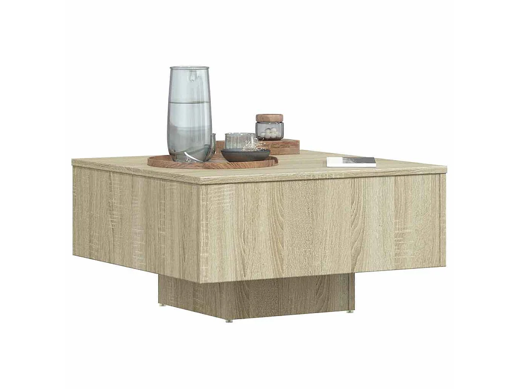 Couchtisch Sonoma-Eiche 60x60x31,5 cm Holzwerkstoff