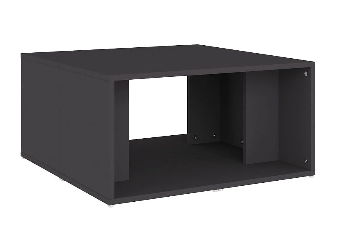 Tables basses 4 pcs gris 33x33x33 cm bois d'ingénierie